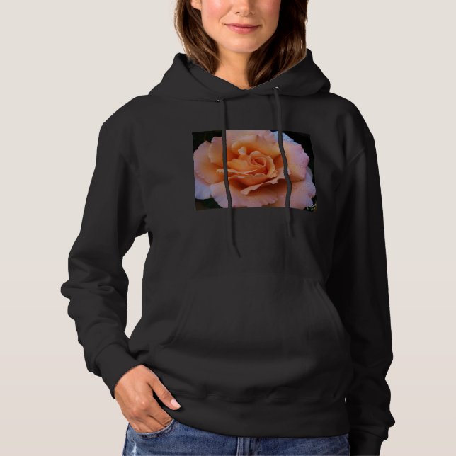 Peach Rose Hoodie (Vorderseite)