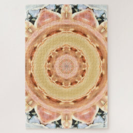 Peach Rosette Jigsaw Puzzle