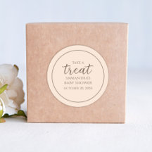 Peach Script Einfache Leckerei Kinderdusche