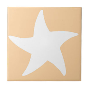 Peach Sea Star Fliese