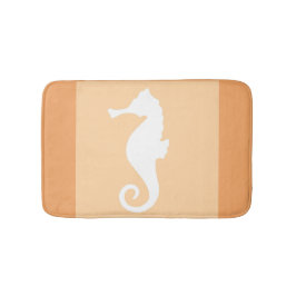 Peach-Seepferd Badematte