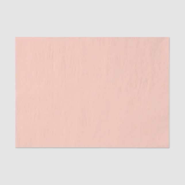 Peach Solid Color Seidenpapier (Vorderseite)