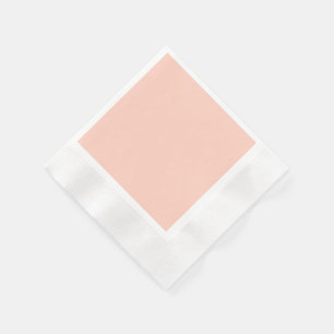 Peach Solid Color Serviette