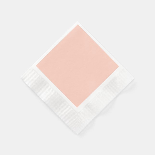 Peach Solid Color Serviette (Ecke)