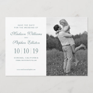 Peach Succules Floral Watercolor - Save the Date