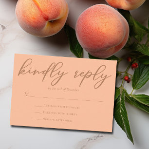 Peach Summer Wedding Trendy Kindly Antwort UAWG