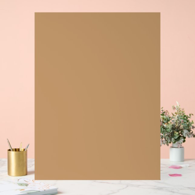 Peach Tan Color Block | Soft Wedding Design Acrylschild (Hochzeit)