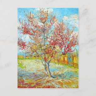 Peach Tree in Bloom at Arles, Van Gogh Postkarte