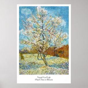 Peach Trees in Blossom Vincent Van Gogh Poster