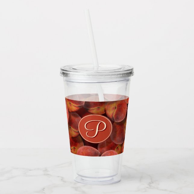 Peach Tumbler Acryltrinkbecher (Links)