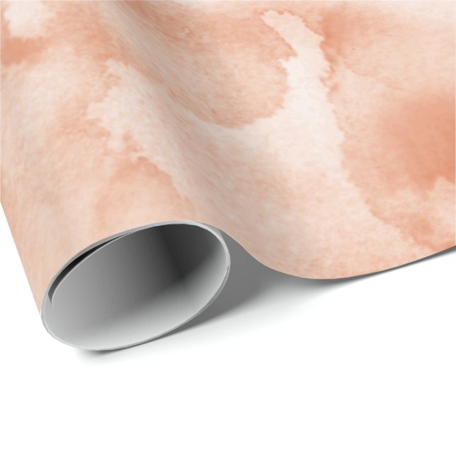 Peach Wassercolor        Geschenkpapier (Rolleneckpunkt)