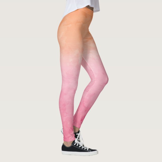 Peach Wassercolor Leggings (Rechts)