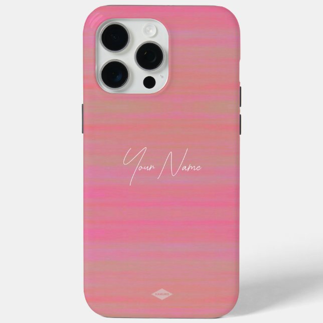 Peach Wassercolor Look Handy Fall Case-Mate iPhone Hülle (Rückseite)