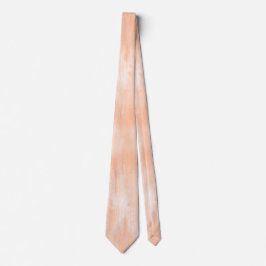 Peach Watercolor Neck Tie Krawatte