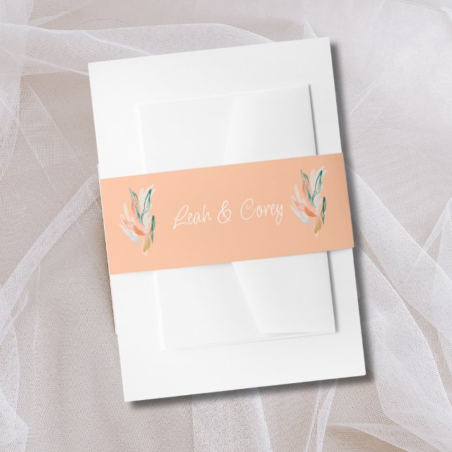 Peach Watercolor Wedly Band (Von Creator hochgeladen)