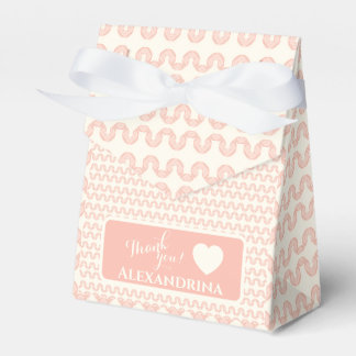 Peach Wave Pattern-Twinkle, Twinkle Little Twins F Geschenkschachtel