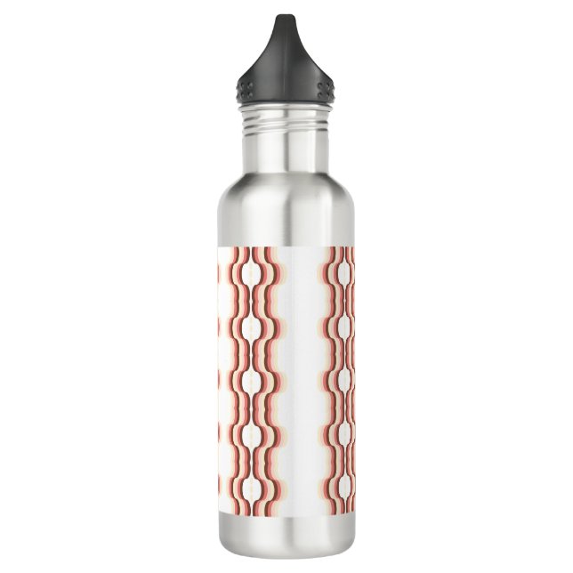 Peach Wave Symmetry Edelstahlflasche (Links)