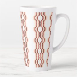 Peach Wave Symmetry Milchtasse