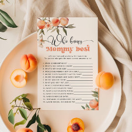 Peach Wer das beste Duschspiel von Mama kennt