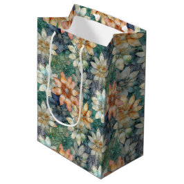 Peach White Blue Green Mittlere Geschenktüte