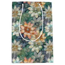 Peach White Blue Green Mittlere Geschenktüte