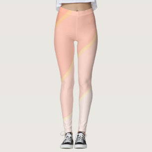 Peach Wirbel Leggings