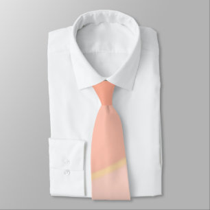 Peach Wirbel Neck Tie Krawatte