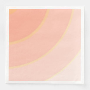 Peach Wirbel Paper Napkin Serviette