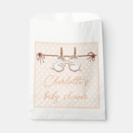 Peach-y Baby Schuhe Geschenktütchen