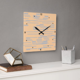 PeachButter Acryl-Wanduhr  Quadratische Wanduhr