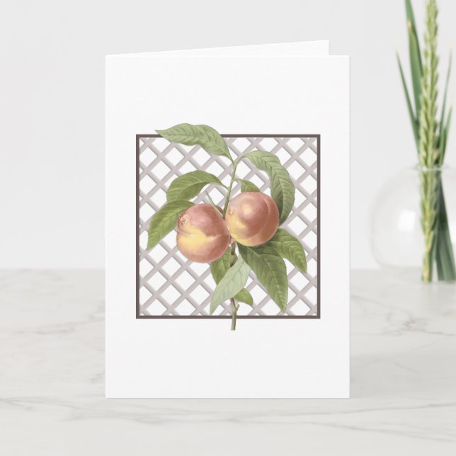 PEACHES DANKESKARTE (Vorderseite)