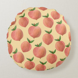 Peaches Rundes Kissen