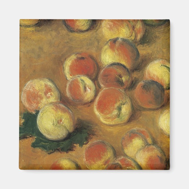 Peaches von Claude Monet Magnet (Vorne)