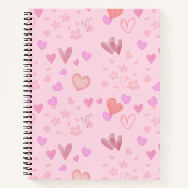Peachify Sweethearts Notizbuch (Vorderseite)