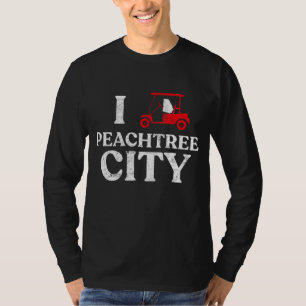 Peachtree City GA Funny Golf Cart Georgia T-Shirt