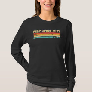 Peachtree City Ga Georgia Funny City Zuhause Roots T-Shirt