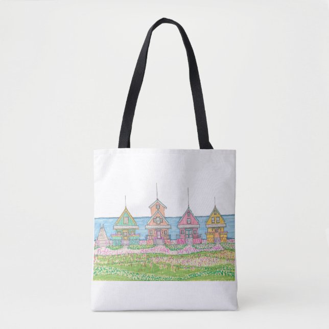 Peachy Beachy Tote Bag (Vorderseite)