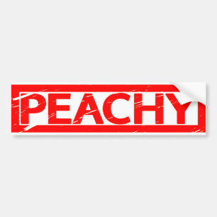 Peachy-Briefmarke Autoaufkleber