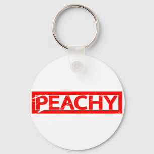Peachy-Briefmarke Schlüsselanhänger