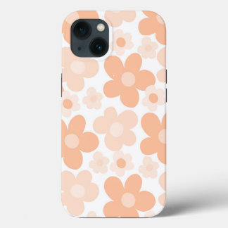 Peachy Daisies Retro Dream #1 #retro #decor #art Case-Mate iPhone Hülle