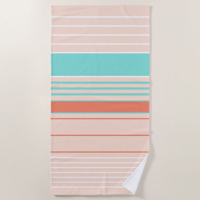 Peachy Keen mit einer Touch von grünem Strandtuch (Vorderseite)