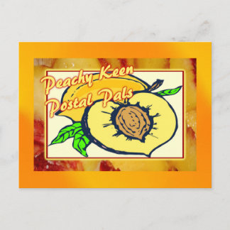 Peachy Keen Postal Pals Postkarte
