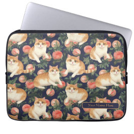 Peachy Kitten Custom Laptopschutzhülle