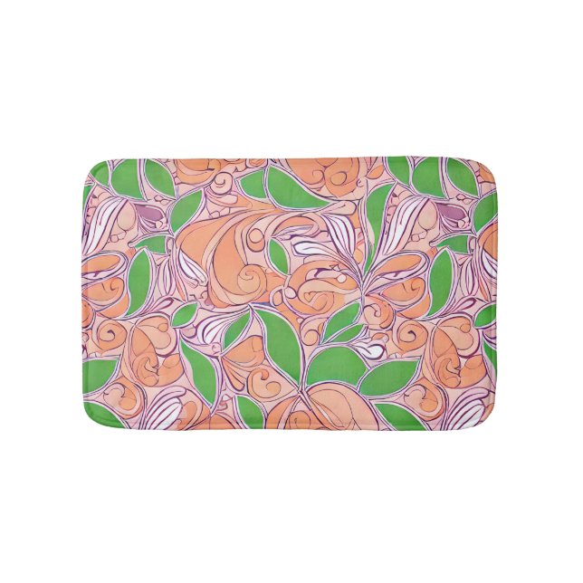 Peachy Petal Bath Mat Badematte (Vorderseite)
