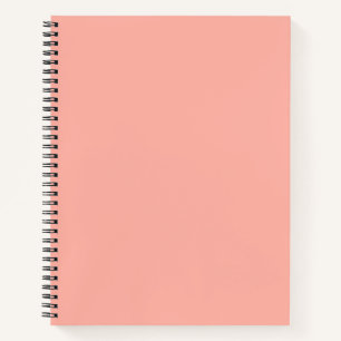 Peachy Pink Solid Color Notizbuch