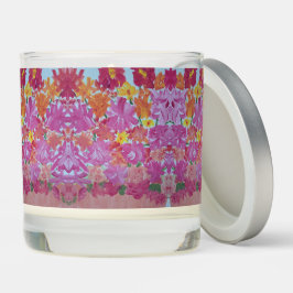 Peachy Pink, Vanilla Scentle Candle