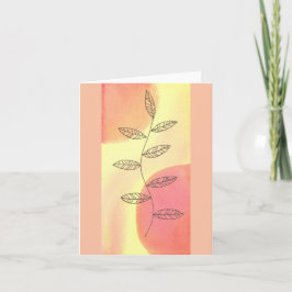 Peachy Vine Card Karte