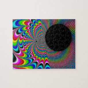 Peackock A Delic - Fraktal Art Puzzle