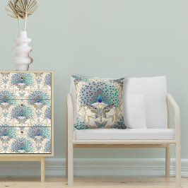 Peacock Art Deco New Orleans Club Kissen