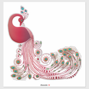Peacock Aufkleber